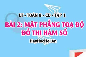 Mặt phẳng toạ độ? toạ độ một điểm? Đồ thị hàm số? Ví dụ? Toán 8 bài 2 [b2c3cd1]
